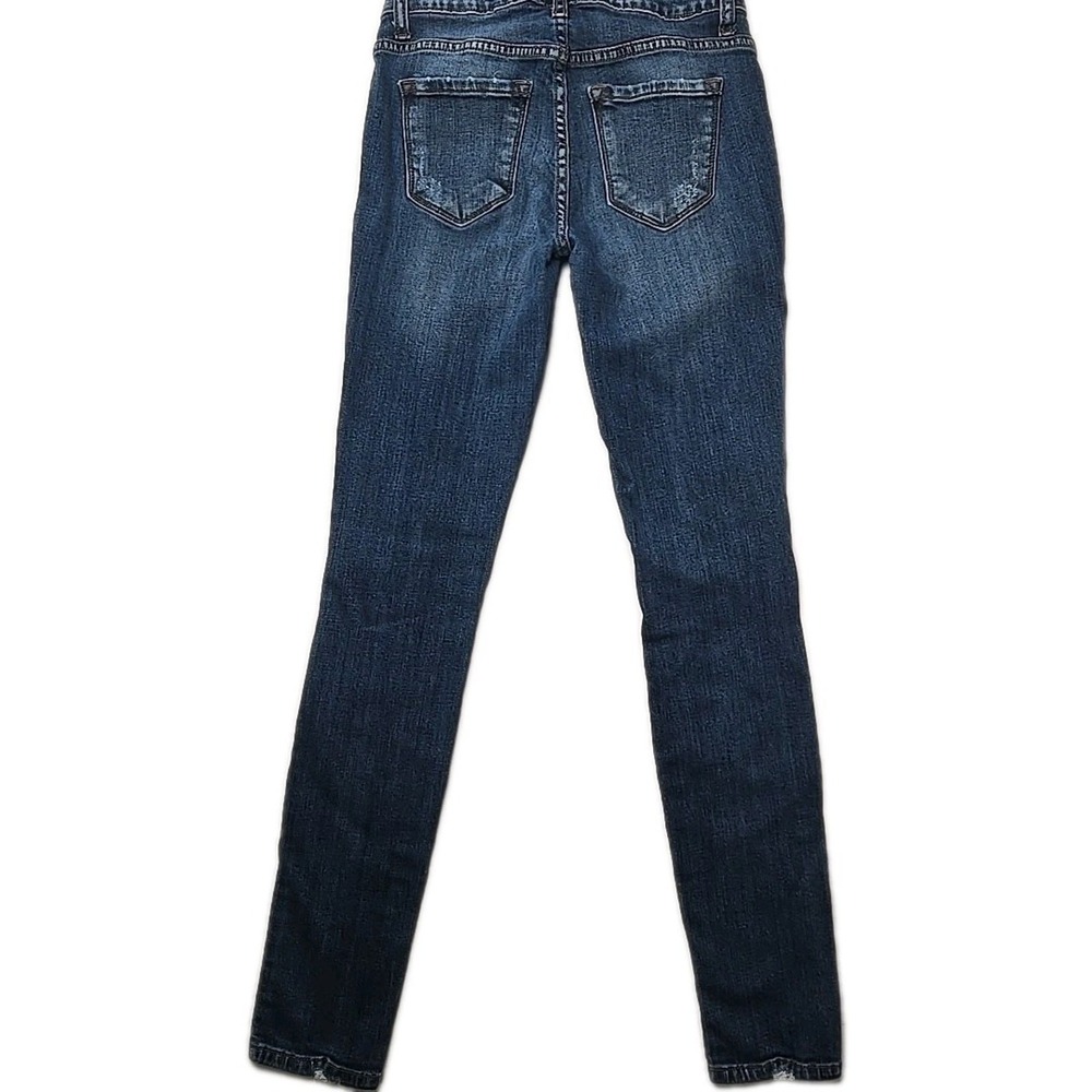 KanCan Size 26 Women's Destroyed Denim Skinny Jeans (30.5" Inseam) - Picture 2 of 8